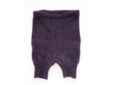 Plum recycled merino wool shorts (size medium)